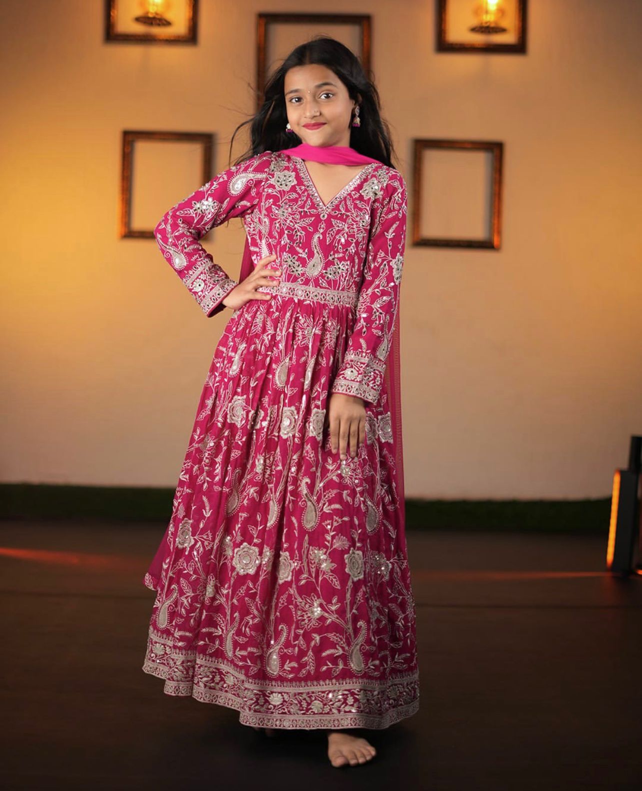 Launching New Collection Beautiful Kids Gown Set OC-206