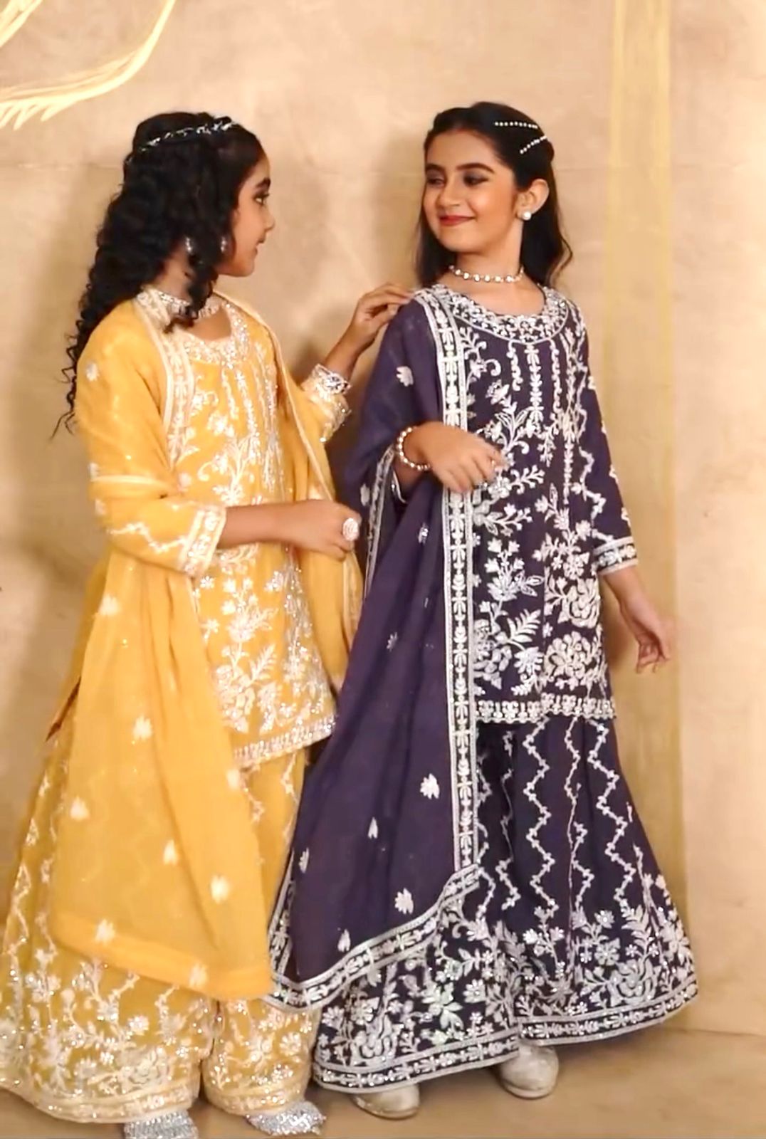 DESIGNER WEAR TOP WITH SHARARA AND DUPATTA SET READY TO WEAR COLLECTION OC-216