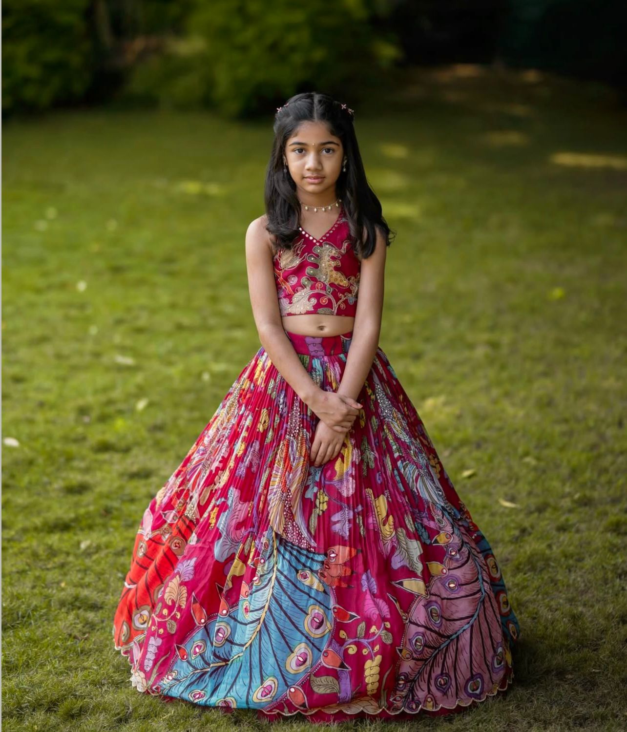 STYLISH LAHENGA CHOLI SET FULLY STTICHED  OC-229