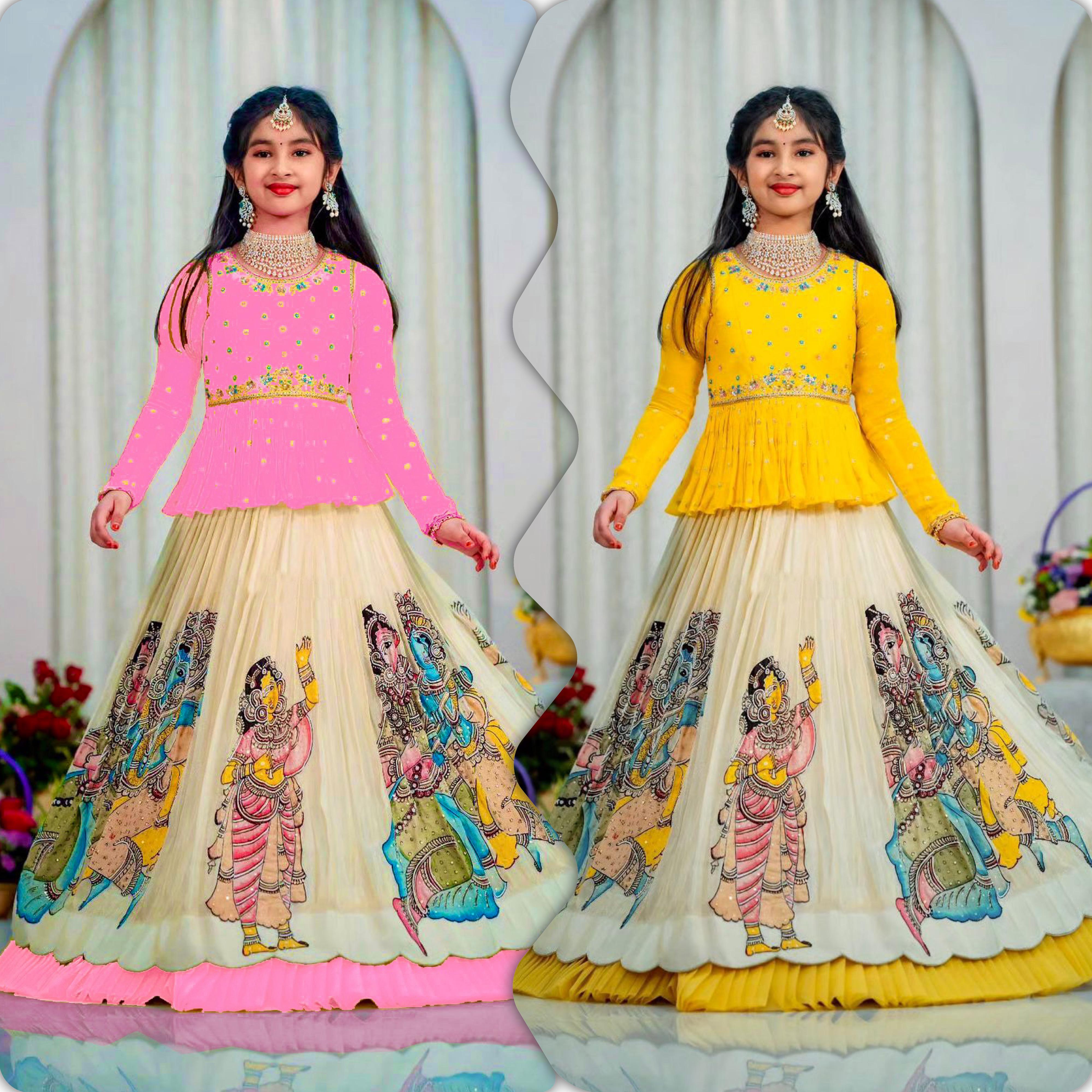 KEDIYA STYLE LAHENGA SET FULLY STTICHED  OC-185