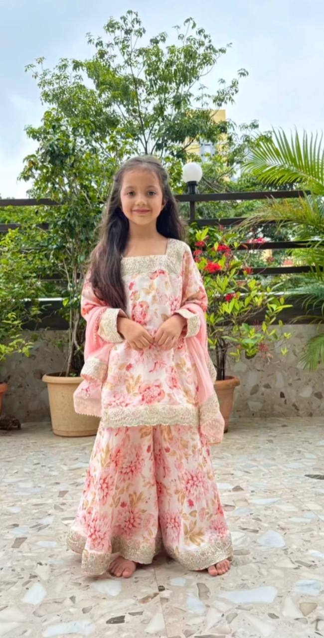 TOP WITH SARARA AND DUPATTA FULL STTICHED OC-201