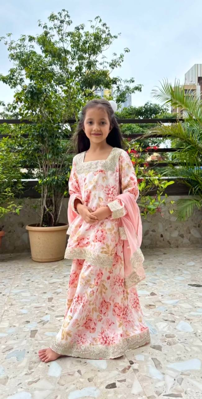 TOP WITH SARARA AND DUPATTA FULL STTICHED OC-201