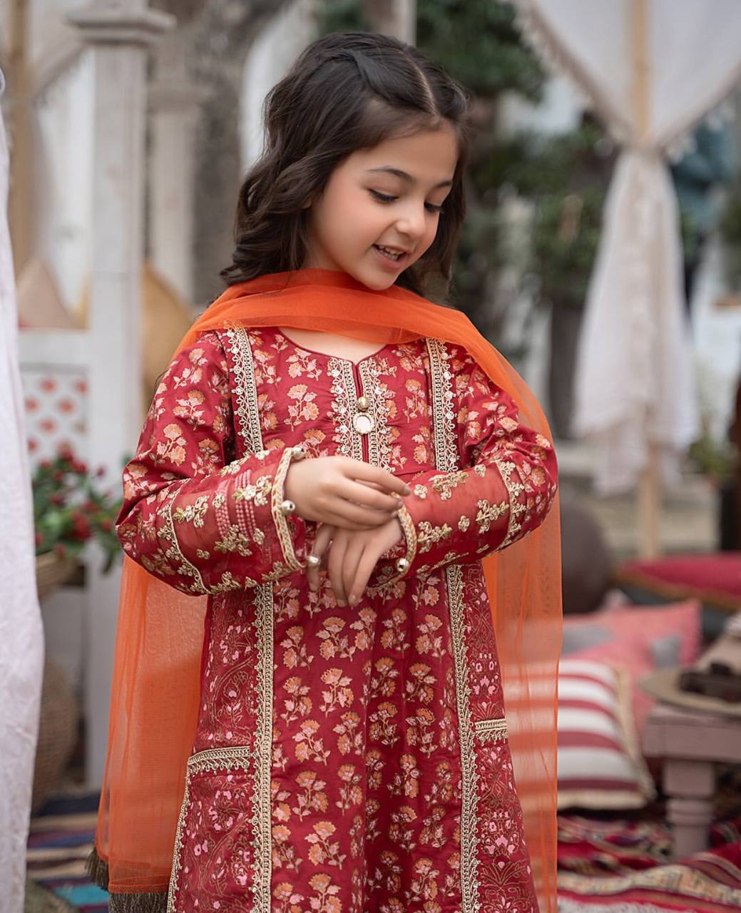 TRENDING TOP WITH SHARARA AND DUPATTA OC-204