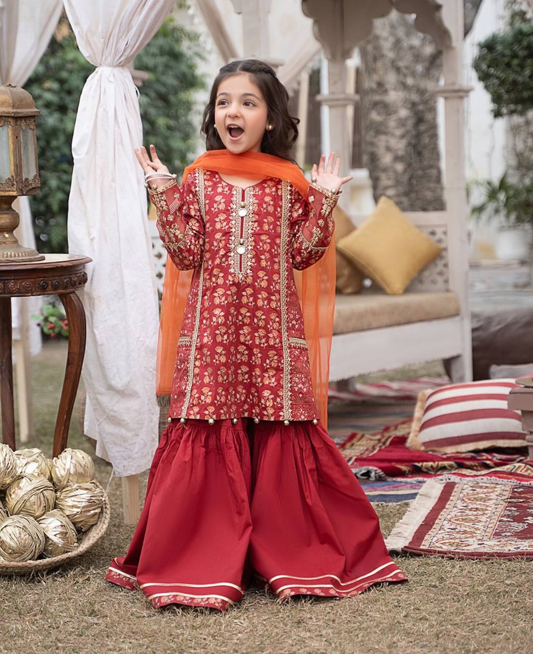 TRENDING TOP WITH SHARARA AND DUPATTA OC-204