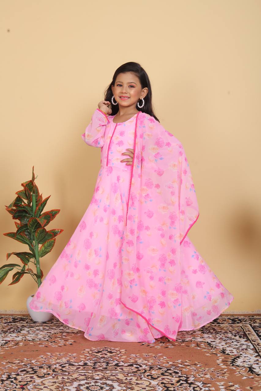 Launching New Collection Beautiful Kids Gown Set OC-191